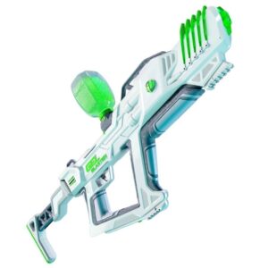 The Supersized Gel Blaster Surge XL is featured, highlighting its appeal as a premier toy choice for fun.